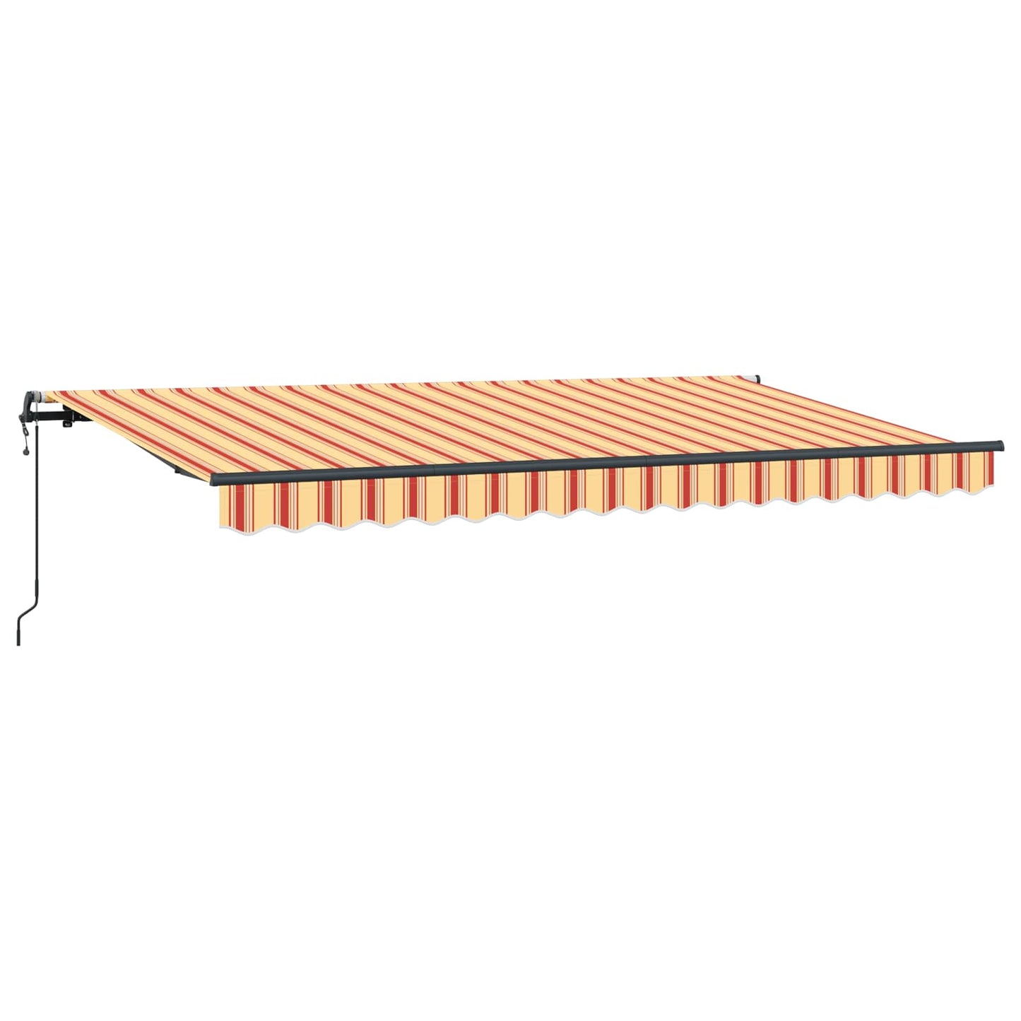 Uttrekkbar markise Gul 400 x 200 cm stoff