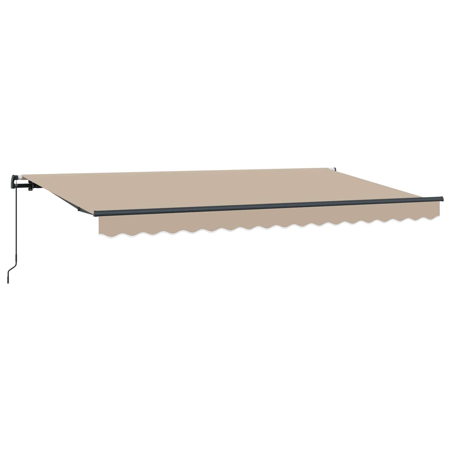 Innvendbar Markise Beige 400 x 200 cm stoff