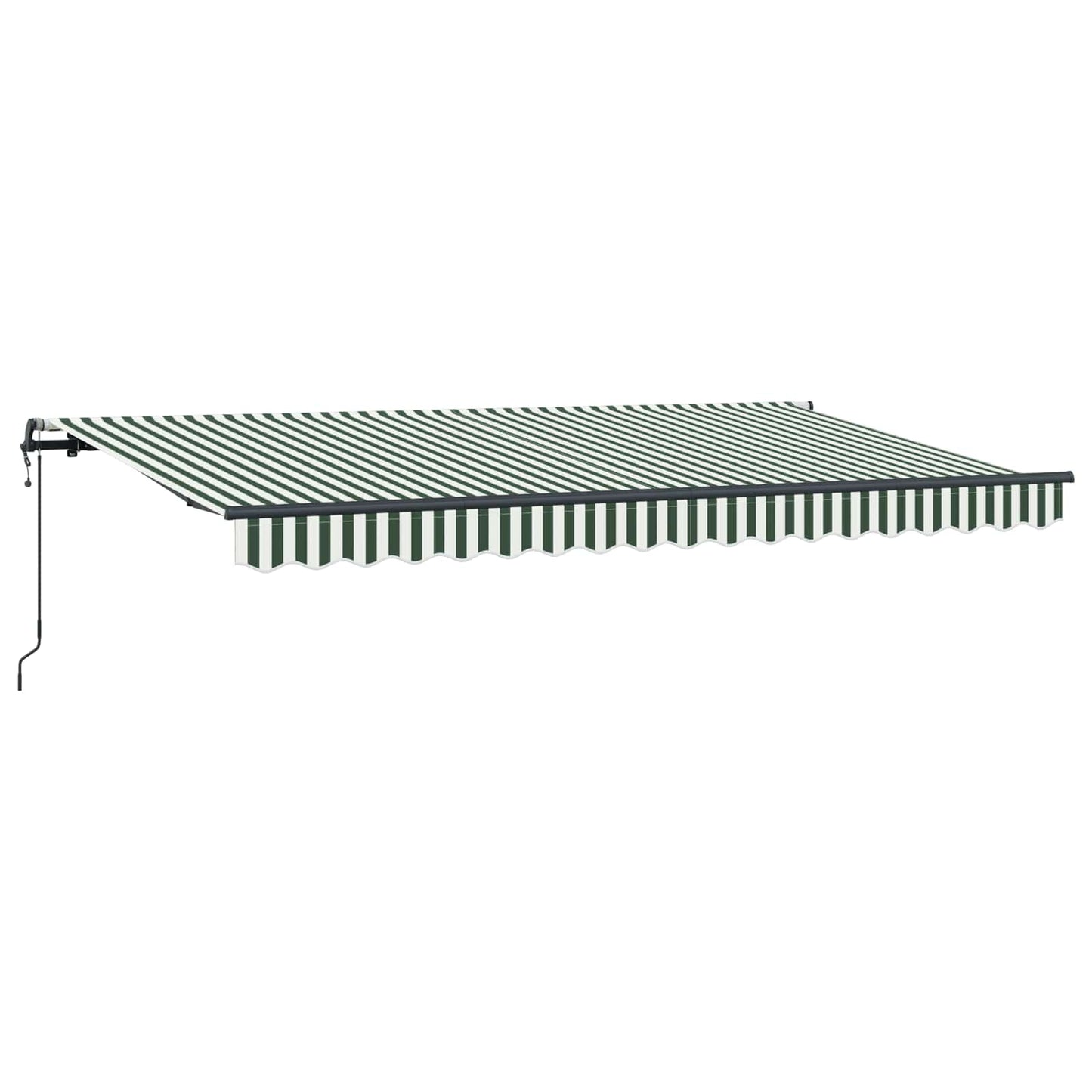 Innvendbar Markise grønn 400 x 200 cm stoff