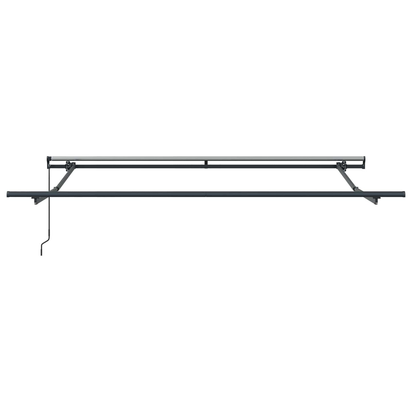 Innvendbar Markise Flerfarget 300 x 250 cm Polyester og stål vidaXL