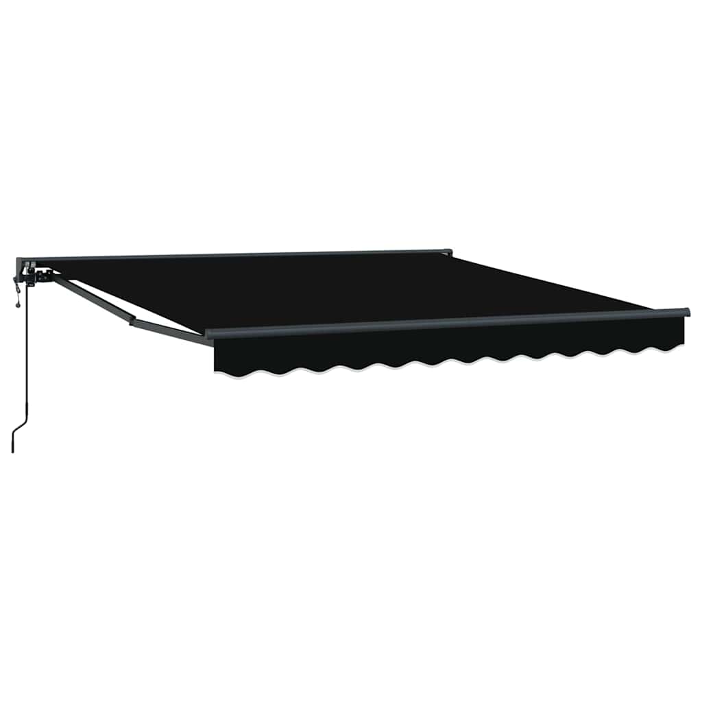 Markiseramme Svart 300 x 250 cm Polyester med PU-belegg
