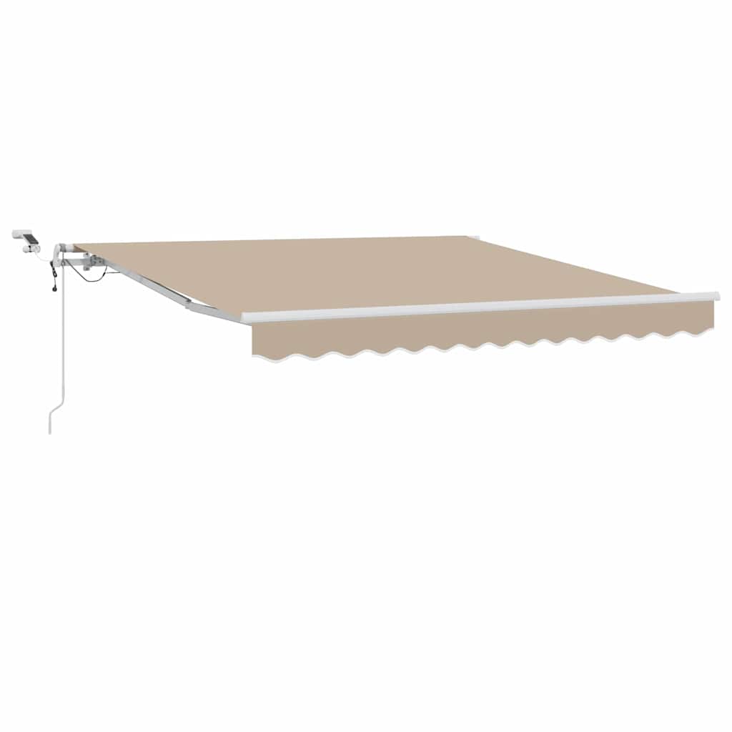 Uttrekkbar markise Beige 300 x 250 cm Polyester