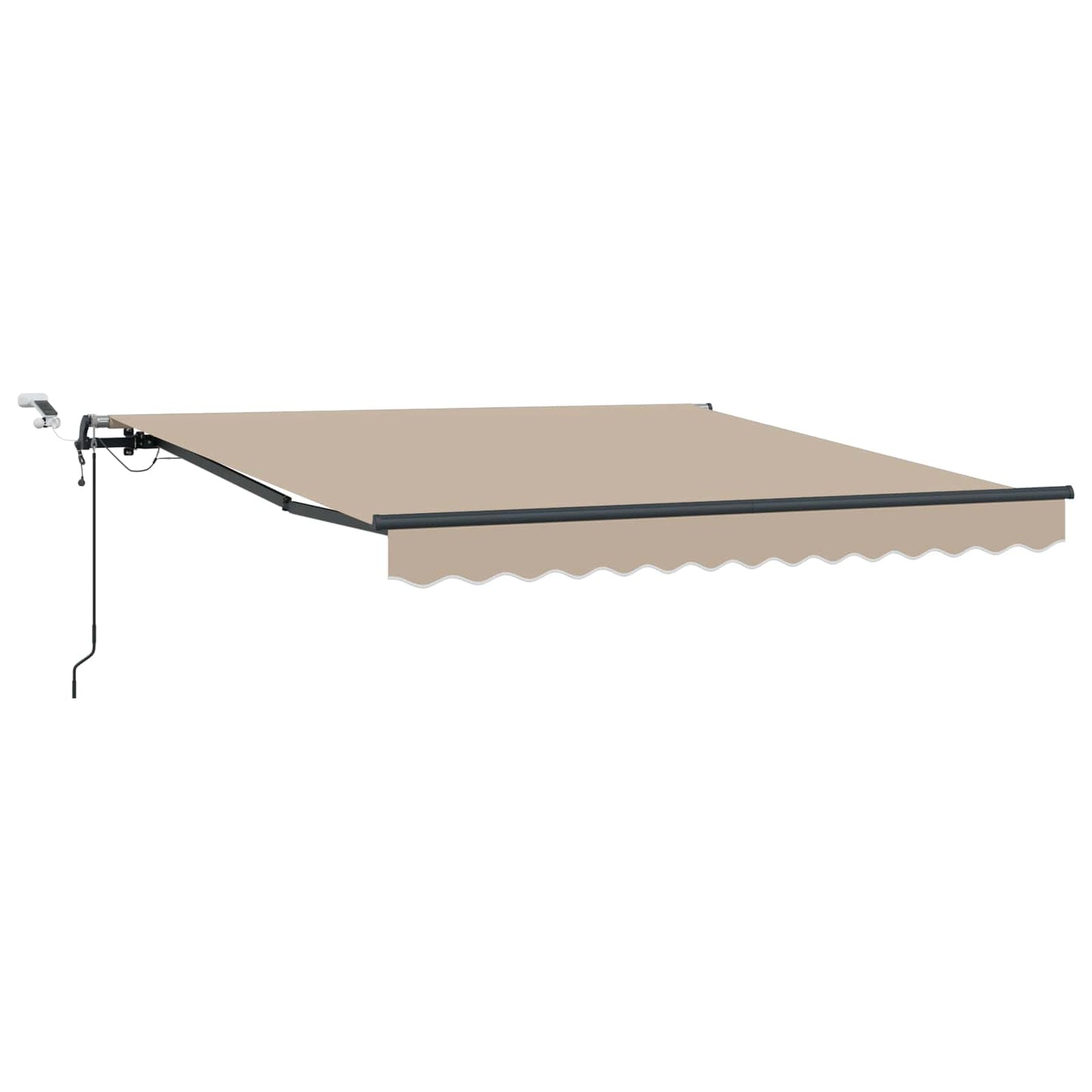 Uttrekkbar markise Beige 300 x 250 cm Polyester