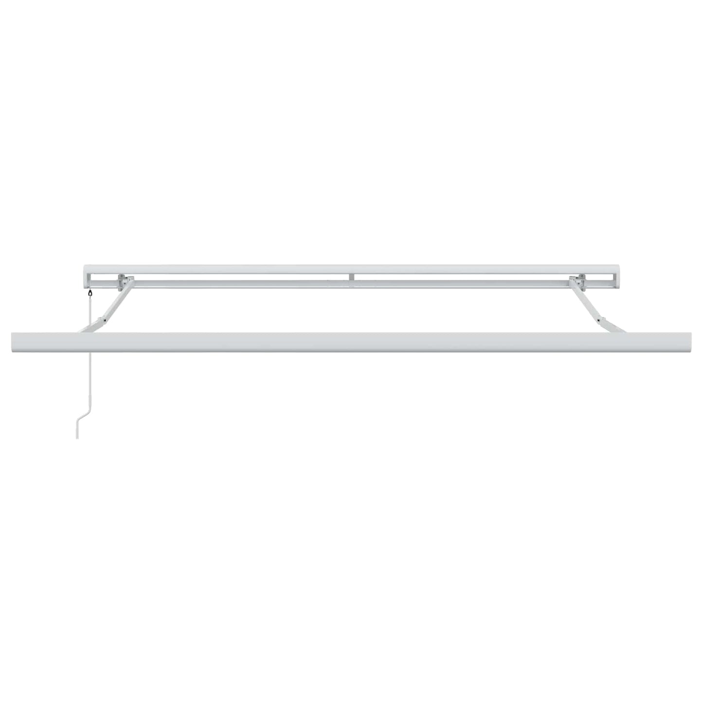 Innvendbar Markise Beige 300 x 250 cm Stoff og Metall