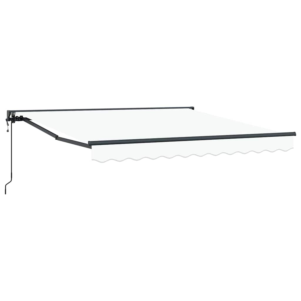 Markiseramme Hvit 300 x 250 cm Polyester med PU-belegg
