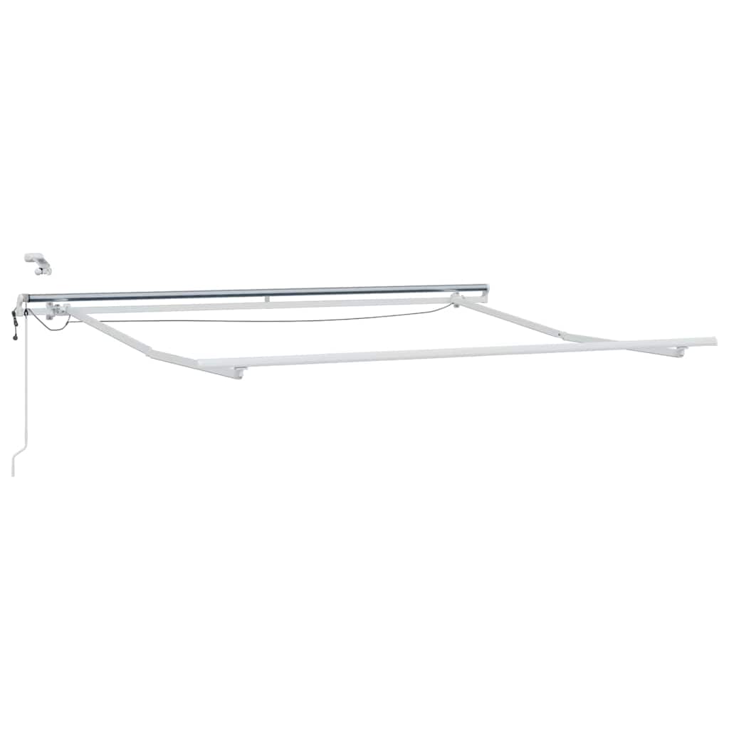 Innvendbar Markise Rød 300 x 250 cm Polyester og Metall vidaXL