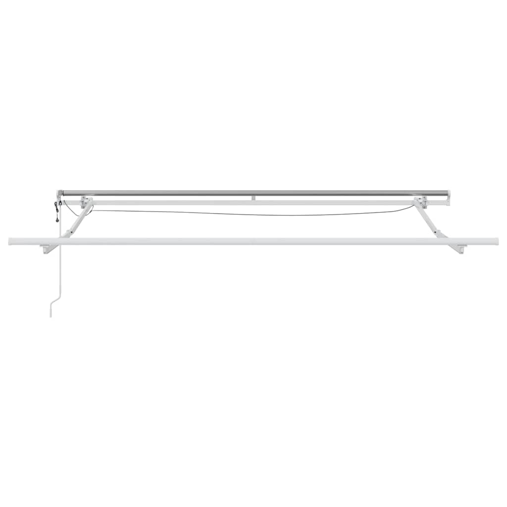Innvendbar Markise Rød 300 x 250 cm Polyester og Metall vidaXL