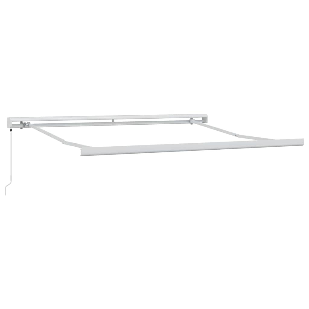 Innvendbar Markise Rød og svart 350 x 250 cm Stoff og Metall