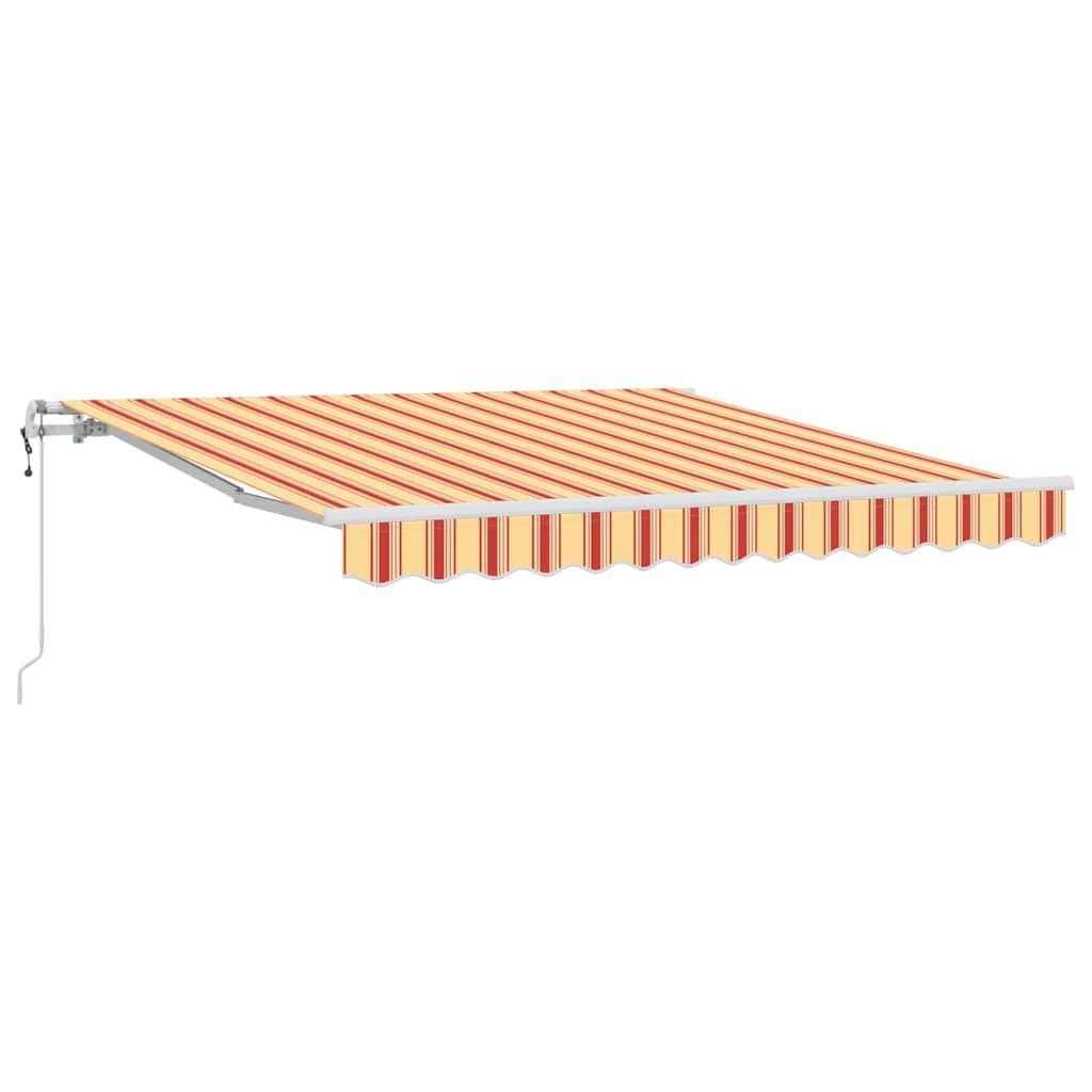 Elektrisk Utrekkbar Markise Gul og oransje 350 x 250 cm