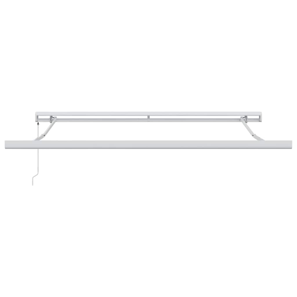 Innvendbar Markise Gul og oransje 350 x 250 cm Stoff og Metall