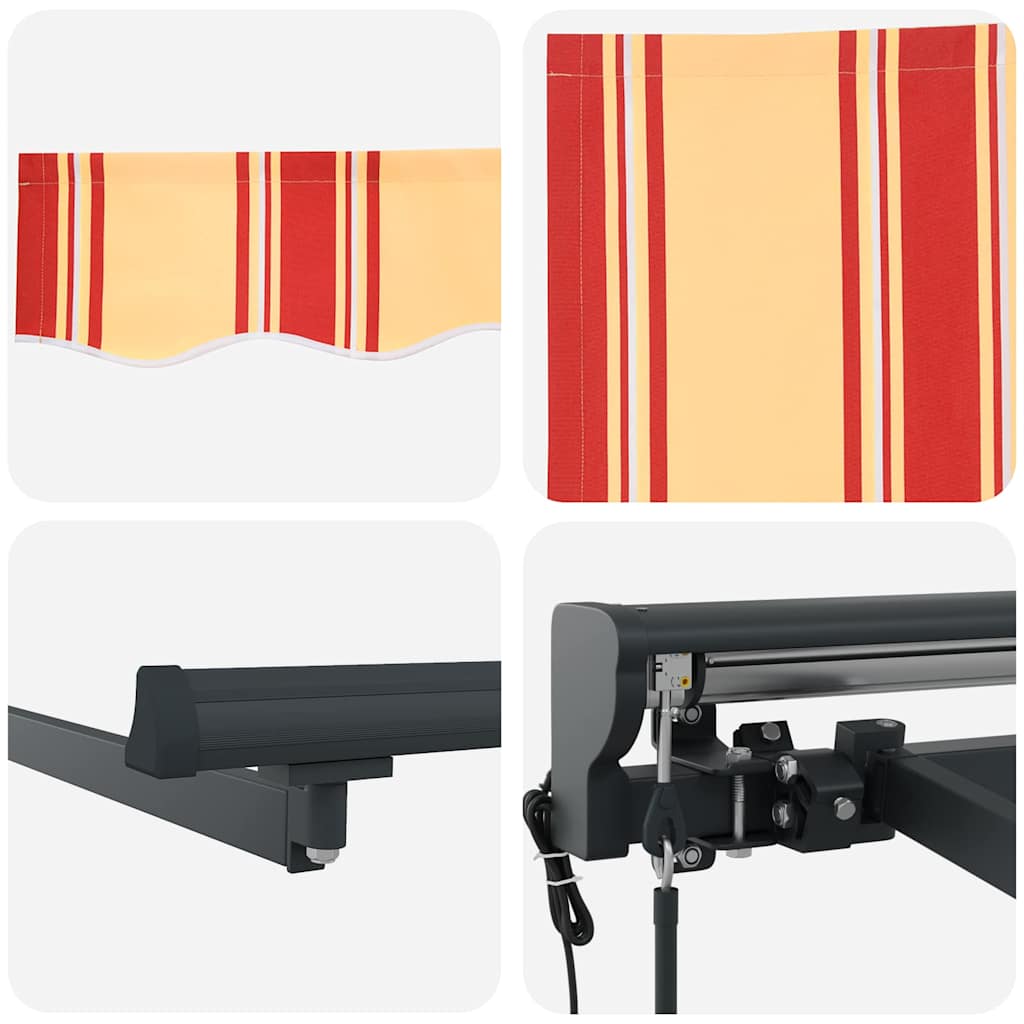 Markiseramme Flerfarget 350 x 250 cm Polyester med PU-belegg