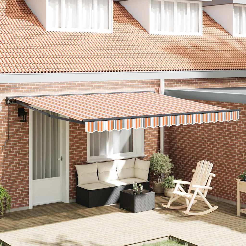 Markiseramme Blå og Oransje 400 × 300 cm