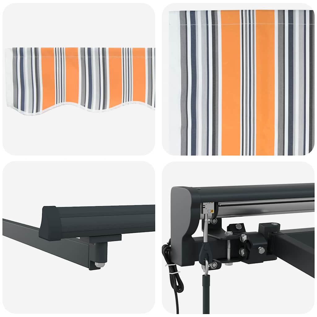 Markiseramme Blå og Oransje 400 × 300 cm