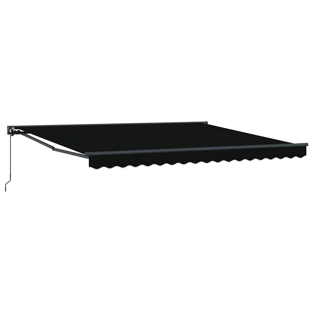 Markiseramme Svart 400 × 300 cm Polyester med PU-belegg