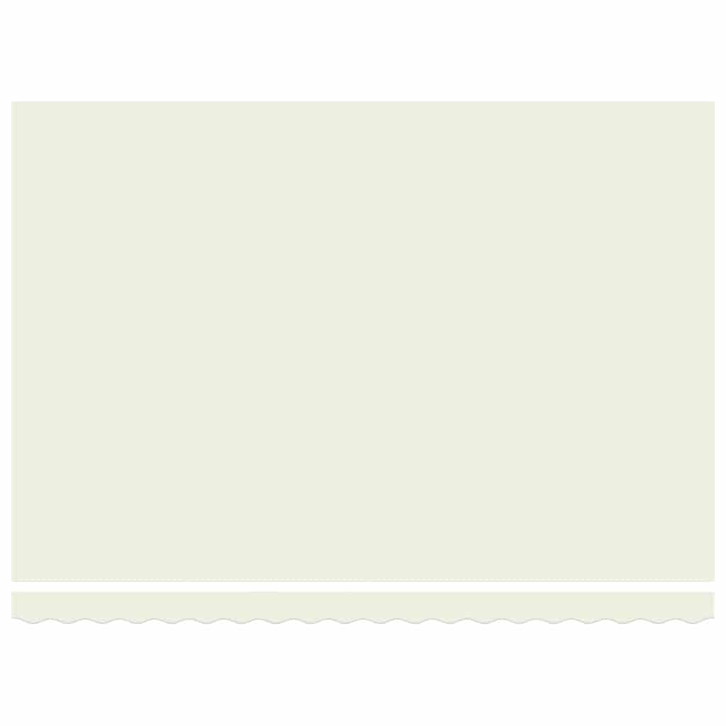 Innvendbar Markise Krem 450 × 300 cm Polyester og Metall vidaXL