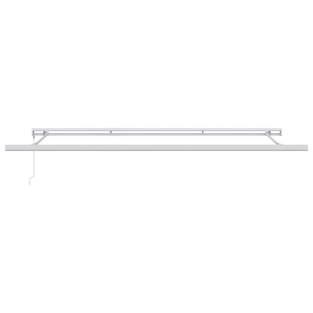 Innvendbar Markise Rød og svart 450 × 300 cm Stoff og Metall vidaXL