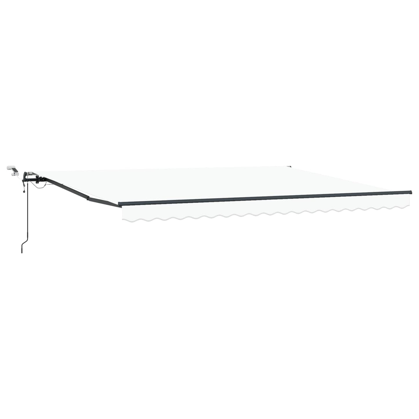 Markiseduk Hvit 450 × 300 cm Polyester