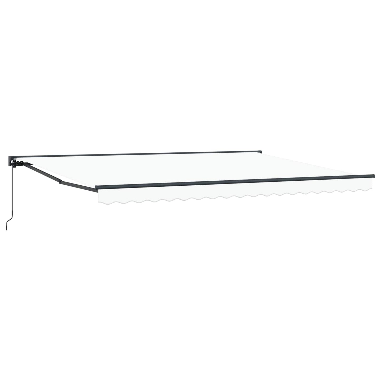Markiseramme Hvit 450 × 300 cm Polyester med PU-belegg