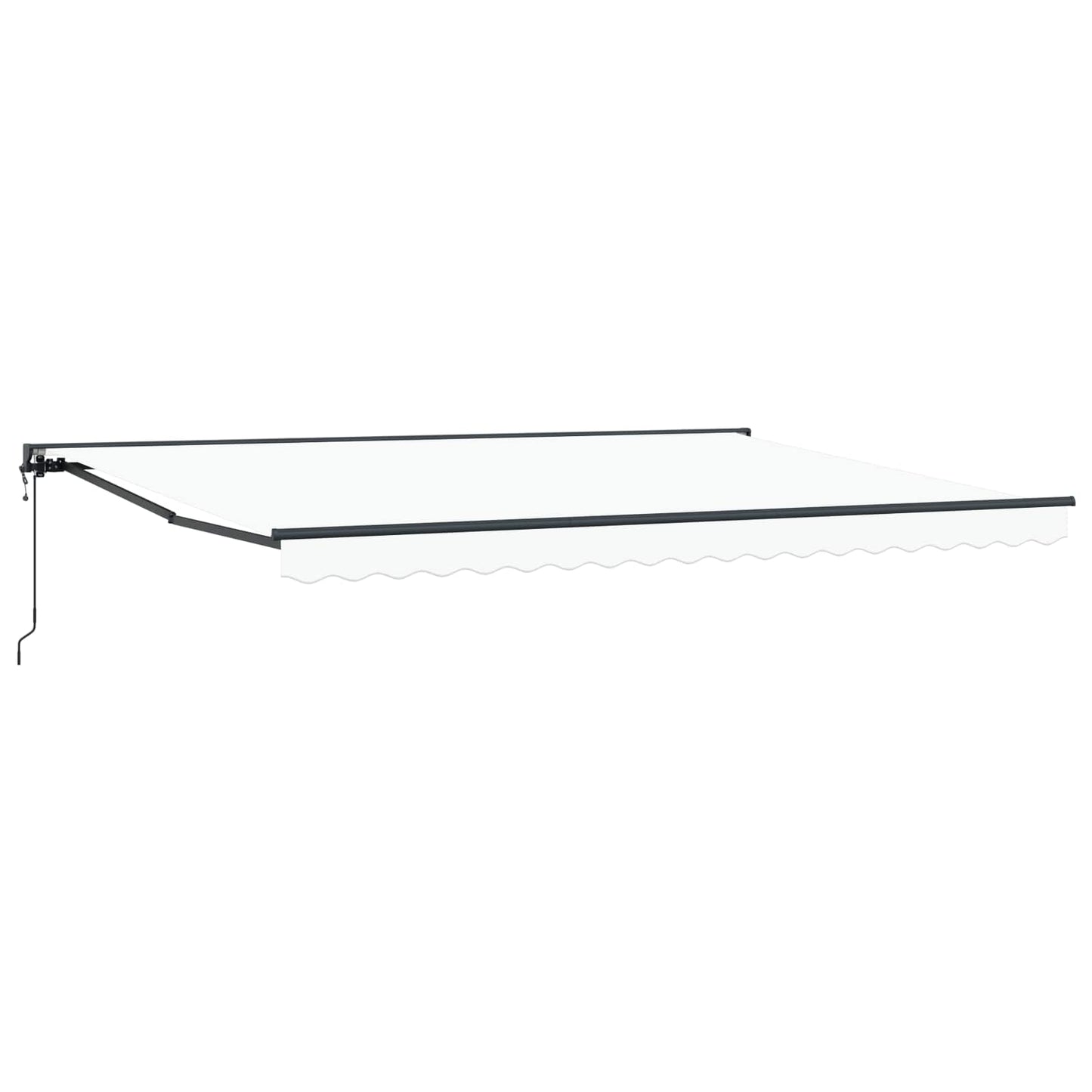 Markiseramme Hvit 450 × 300 cm Polyester med PU-belegg
