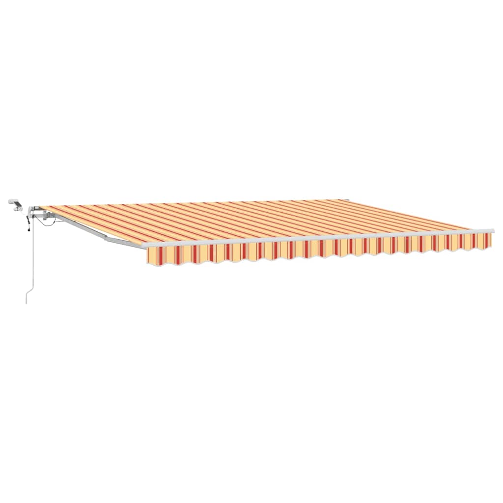 Markiseduk Gul og oransje 450 × 350 cm Polyester