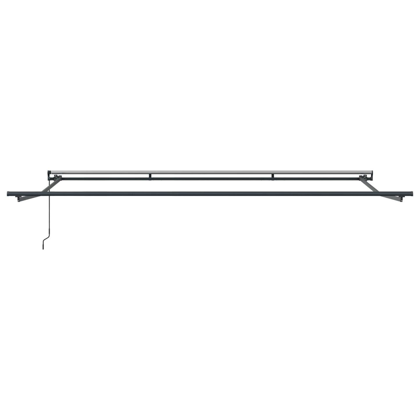 Uttrekkbar markise Flerfarget 450 × 350 cm