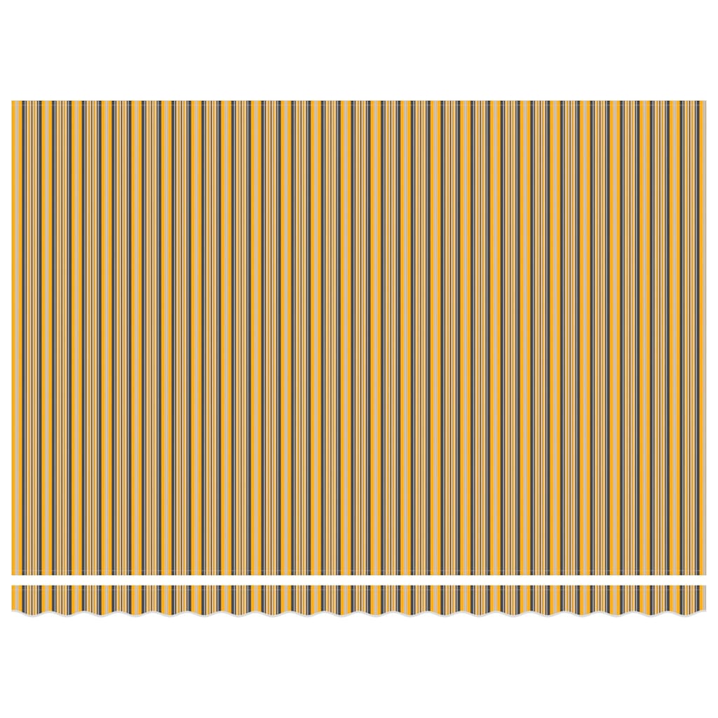 Innvendbar Markise Flerfarget 450 × 350 cm Stoff og stål