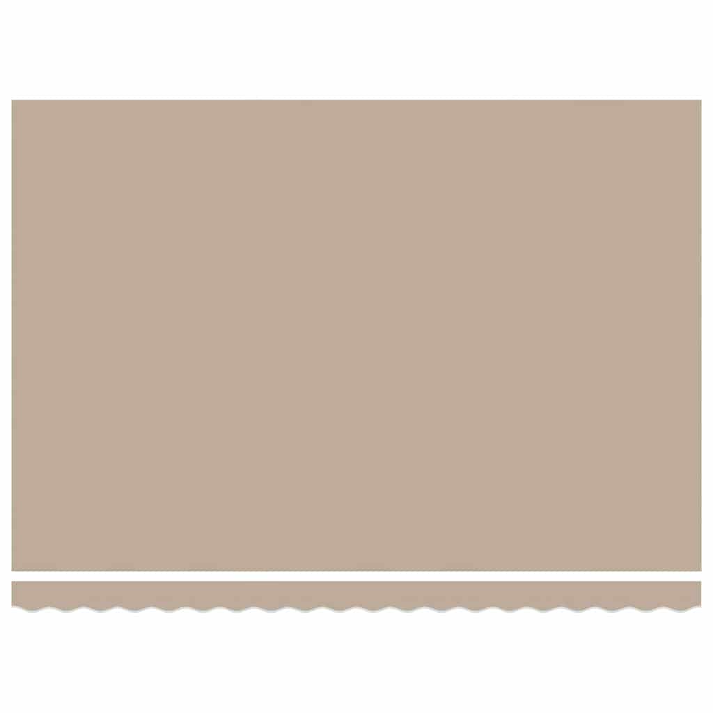 Uttrekkbar markise Beige 450 × 350 cm Stoff og Aluminium