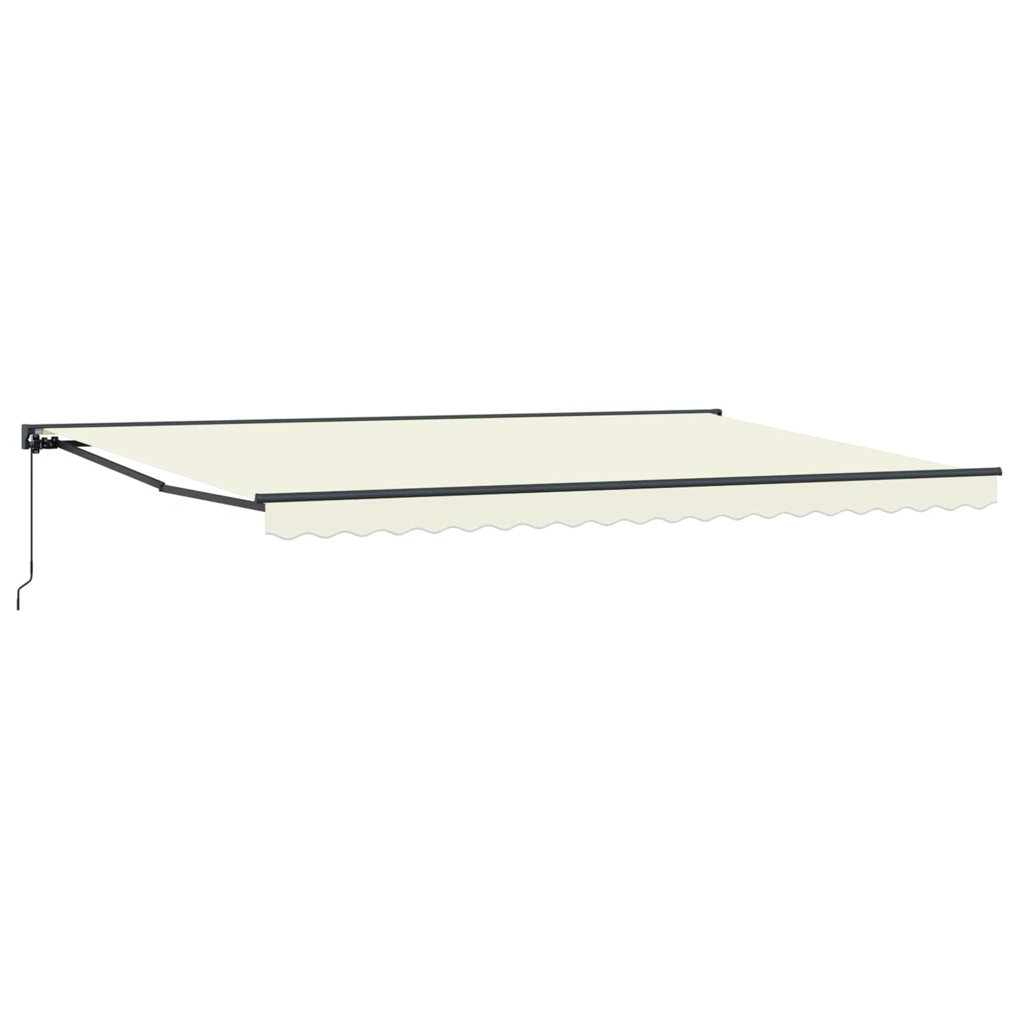 Markiseramme Krem 500 × 300 cm Polyester med PU-belegg