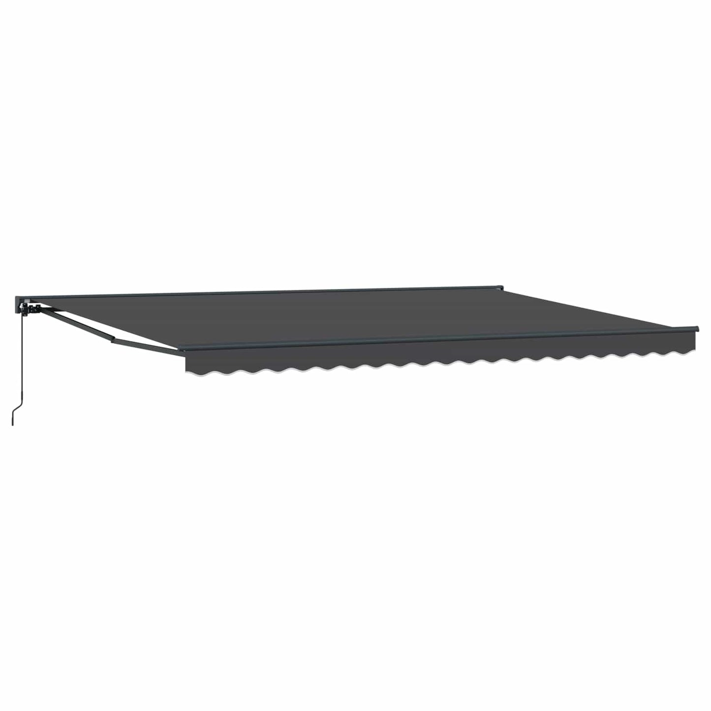 Markiseramme Antrasitt 500 × 300 cm Polyester med PU-belegg