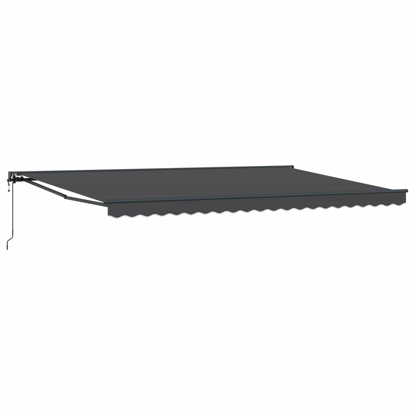 Markiseramme Antrasitt 500 × 300 cm Polyester med PU-belegg