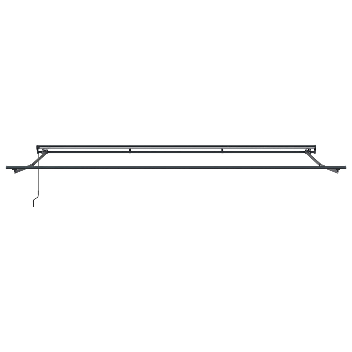 Markiseramme Grønn og gul 500 × 300 cm Polyester med PU-belegg