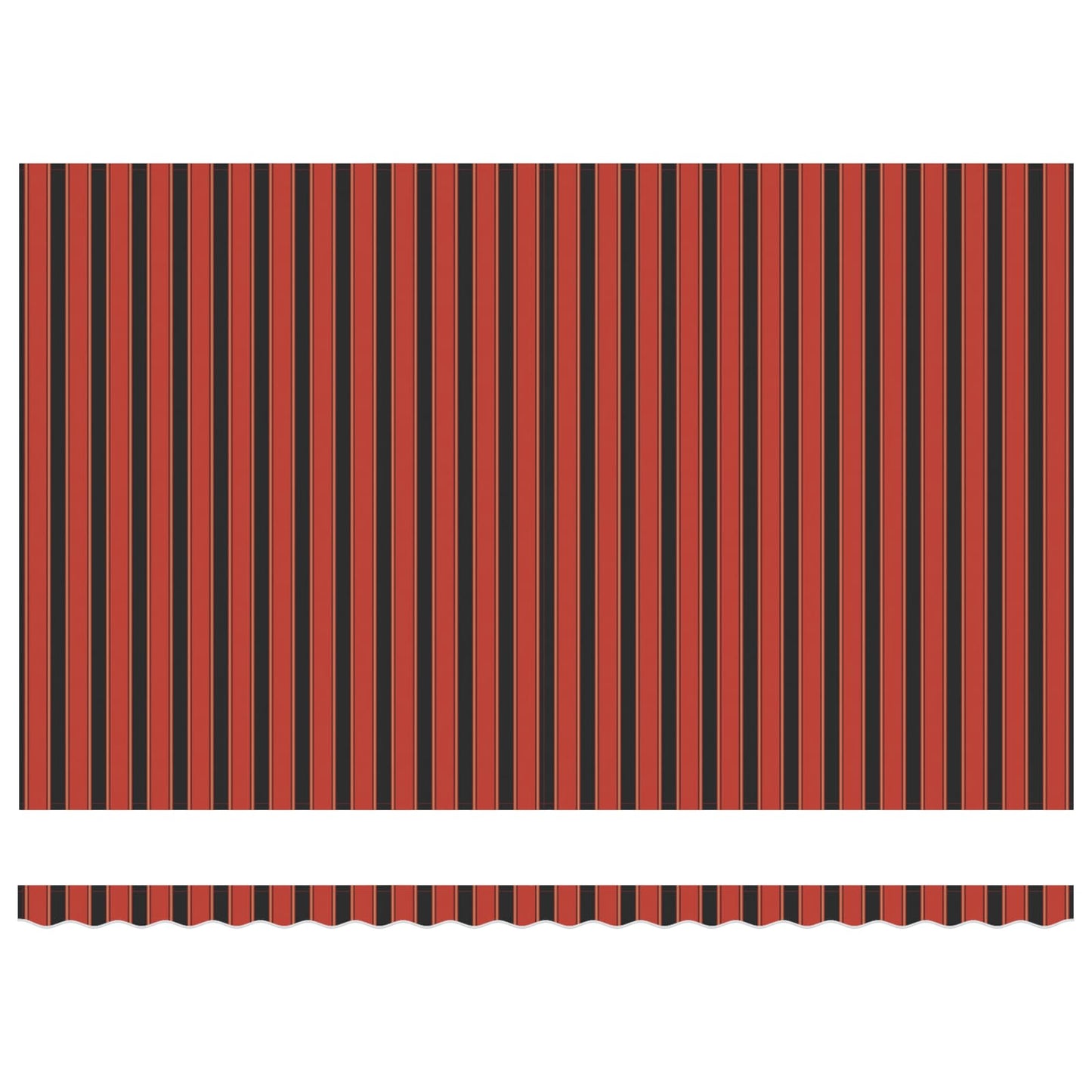Markiseduk med oransje og brun 500 × 350 cm Polyester