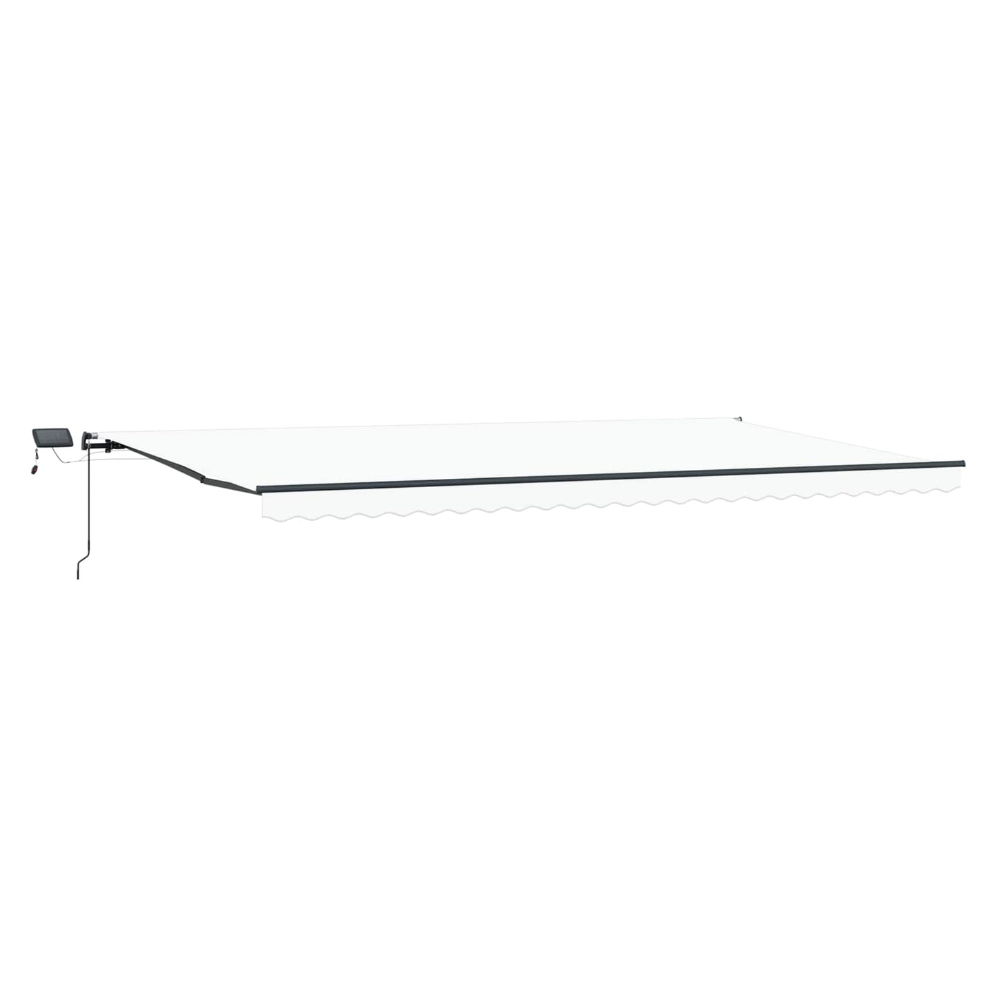 Innvendbar Markise Hvit 600 ×300 cm stoff
