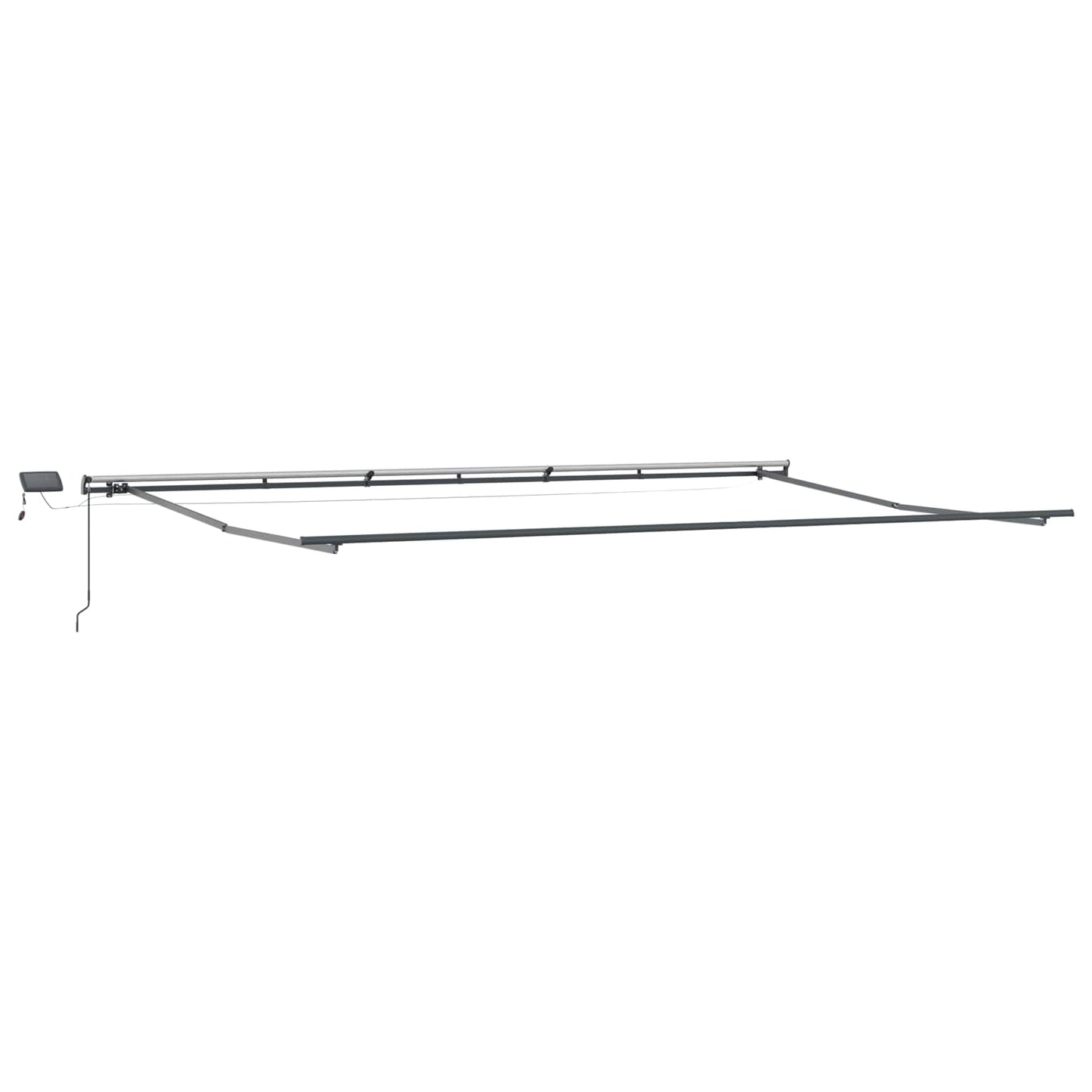 Innvendbar Markise Hvit 600 ×300 cm stoff