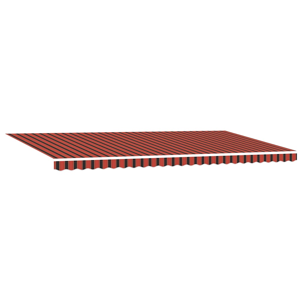 Innvendbar Markise Oransje og Brunt 600 × 350 cm