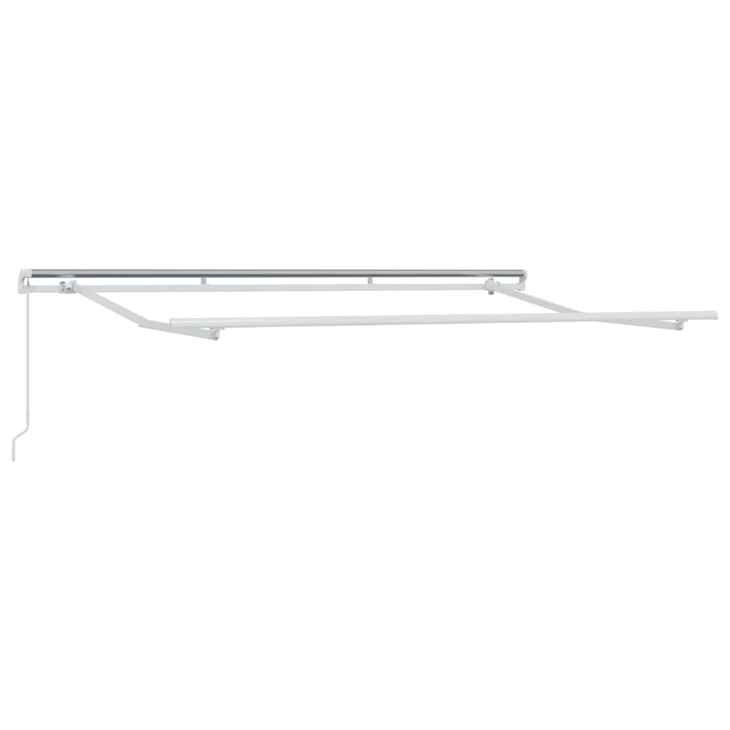 Markiseramme Hvit 3,5 x 2 m Metall