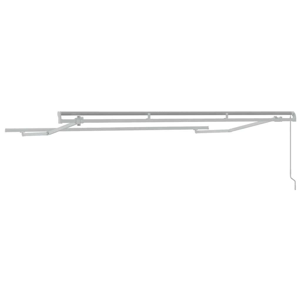 Markiseramme Hvit 3,5 x 2 m Metall