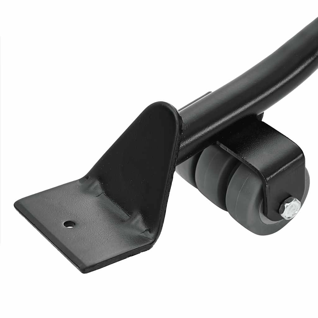 Møbelhjul 4 stk med løfter 14,5x13,5x4 cm stål 400 kg vidaXL