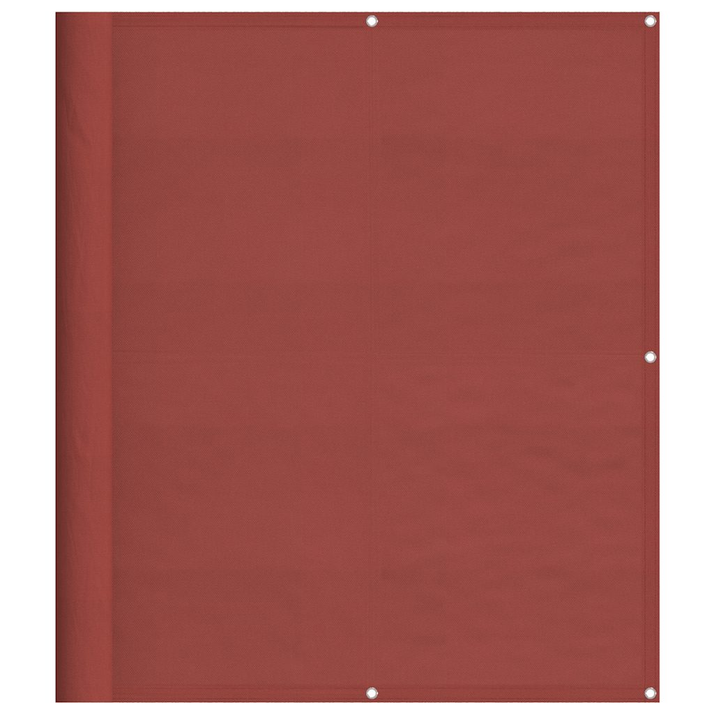 Balkongskjerm terrakotta 120x700 cm 100 % polyester oxford