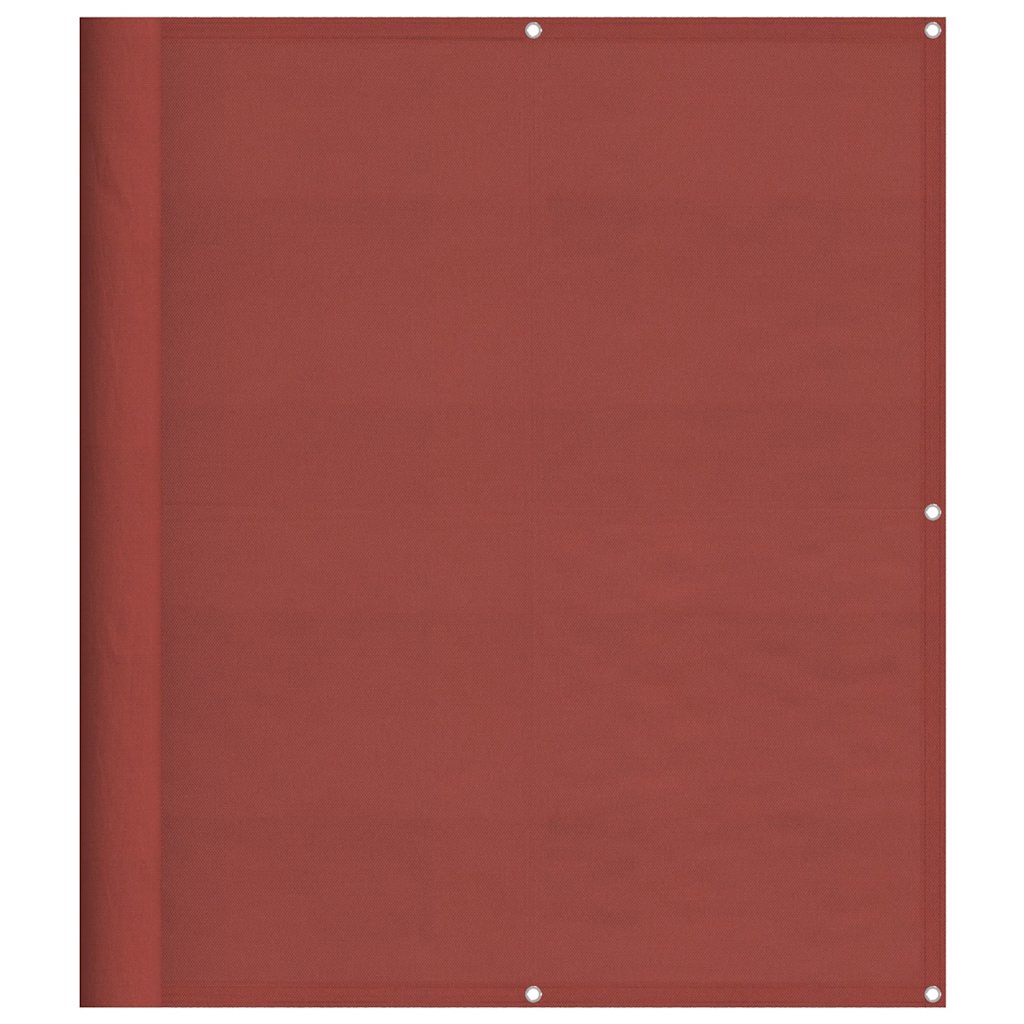 Balkongskjerm terrakotta 120x800 cm 100 % polyester oxford