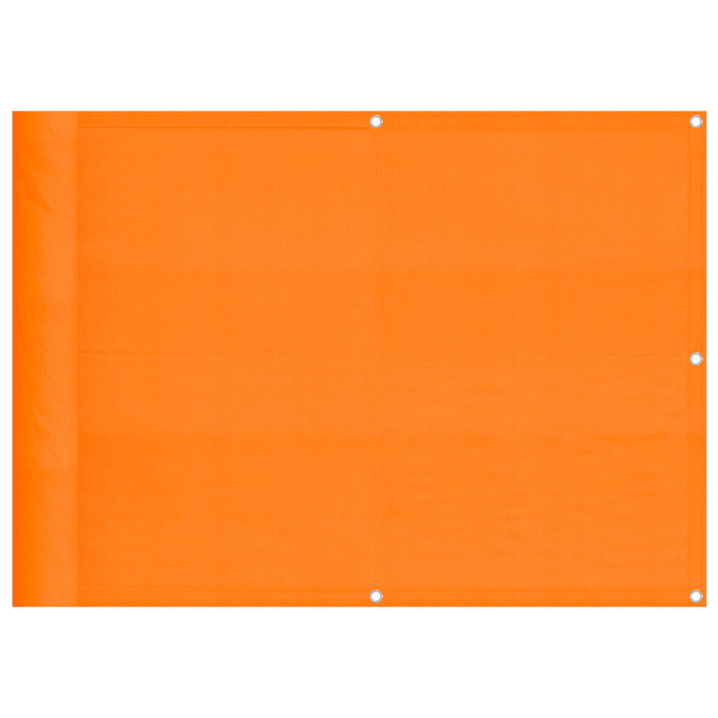 Balkongskjerm oransje 75x800 cm 100 % polyester oxford