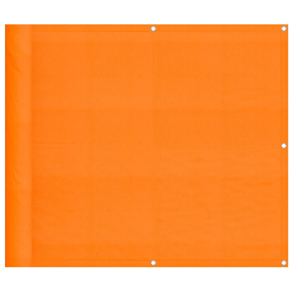 Balkongskjerm oransje 90x800 cm 100 % polyester oxford