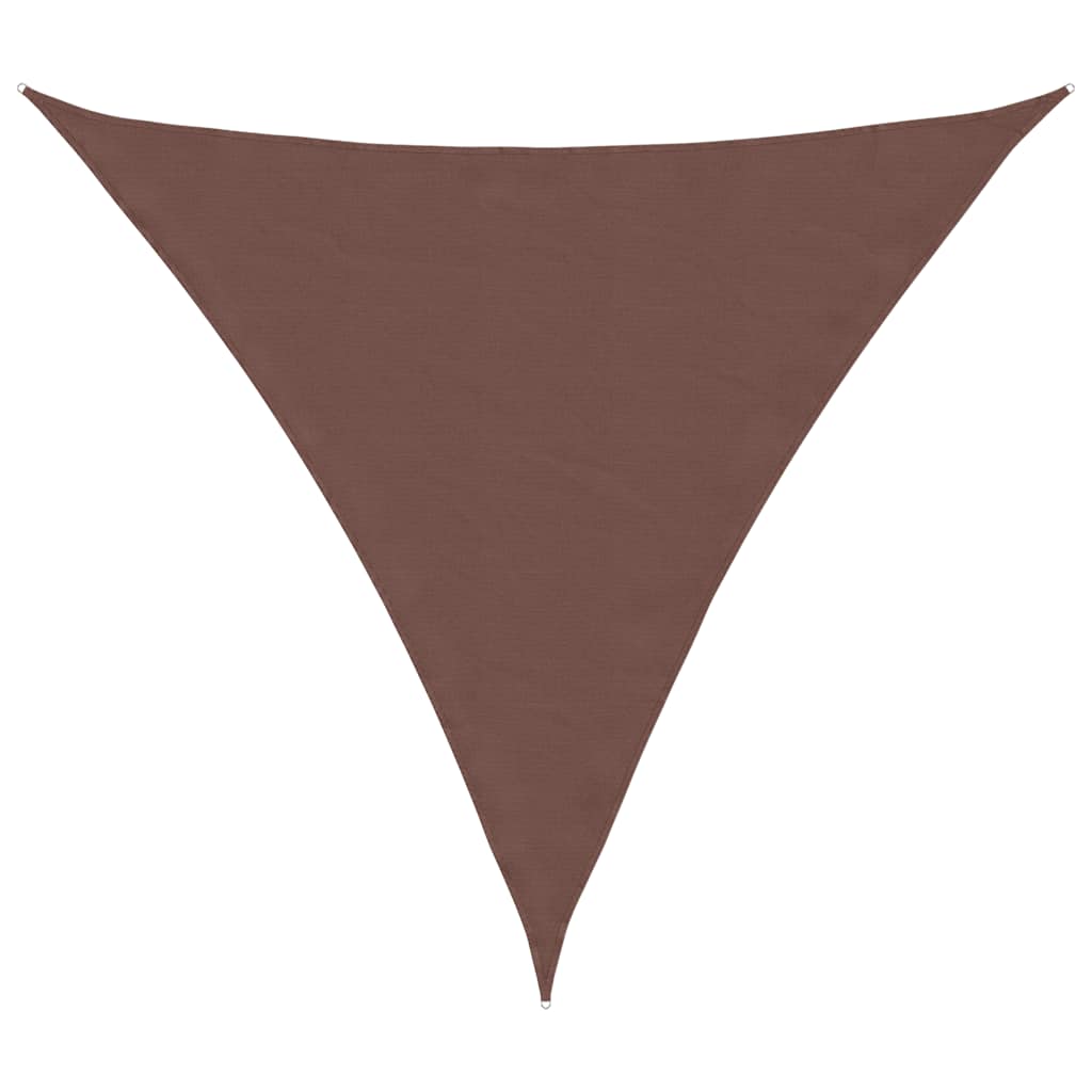 Solseil brun 2x2x2 m 100 % polyester oxford