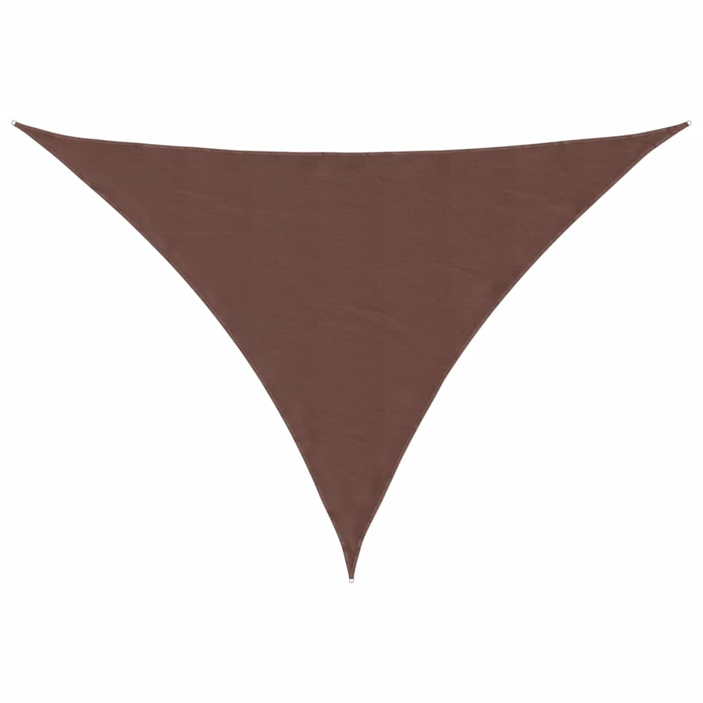 Solseil brun 7x5x5 m 100 % polyester oxford