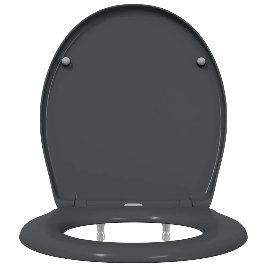 Toalettsete Antrasitt 47 x 37 x 4 cm Duroplast