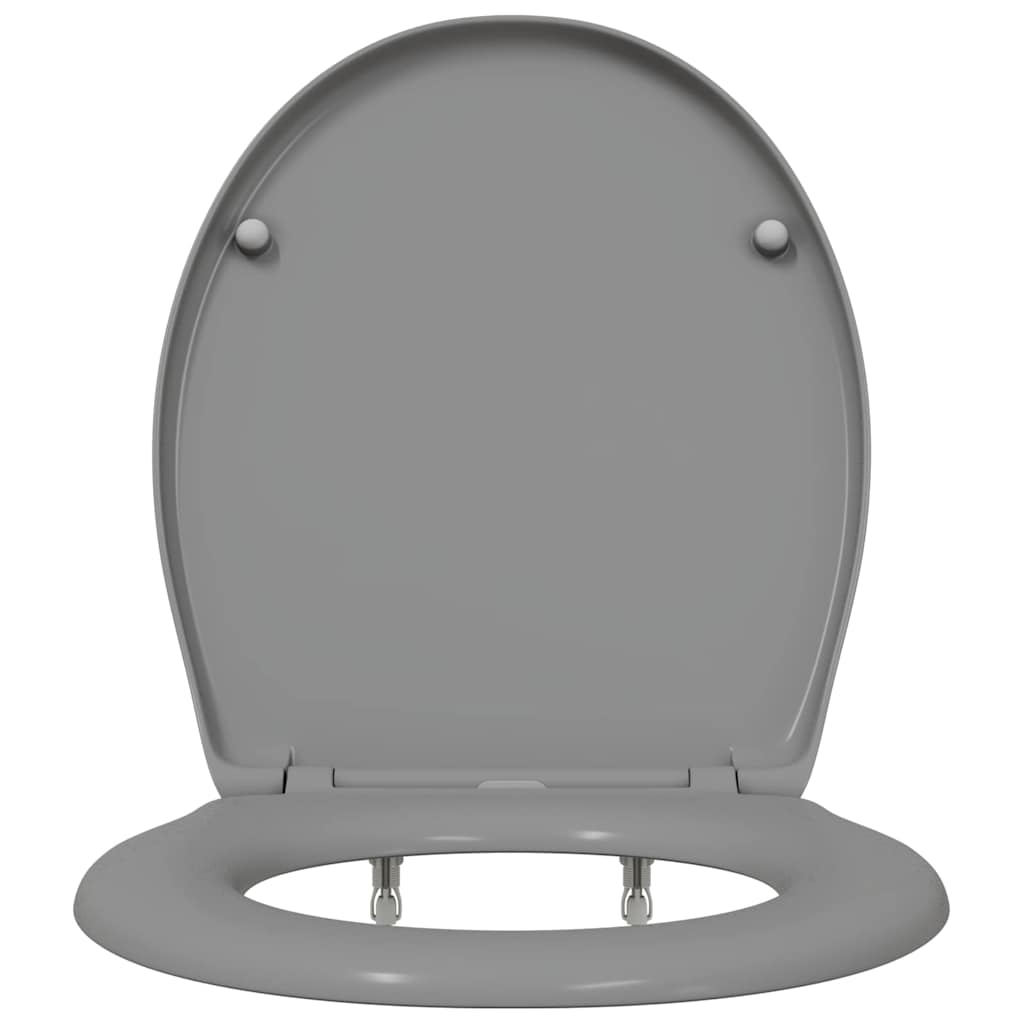 Toalettsete Grå 47 x 37 x 4 cm Duroplast