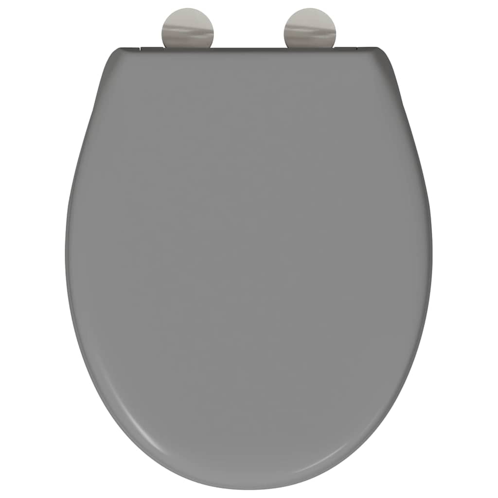 Toalettsete Grå 47 x 37 x 4 cm Duroplast