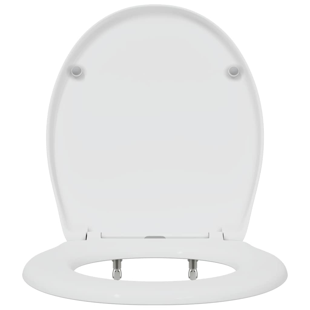 Toalettsete Hvit 47 x 37 x 4 cm Duroplast