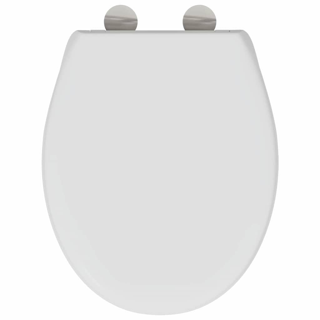Toalettsete Hvit 47 x 37 x 4 cm Duroplast
