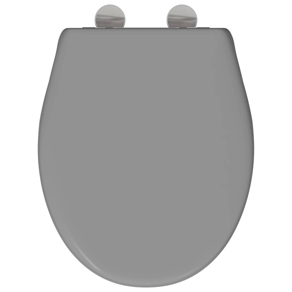 Toalettsete Grå 47 x 37 x 4 cm Duroplast